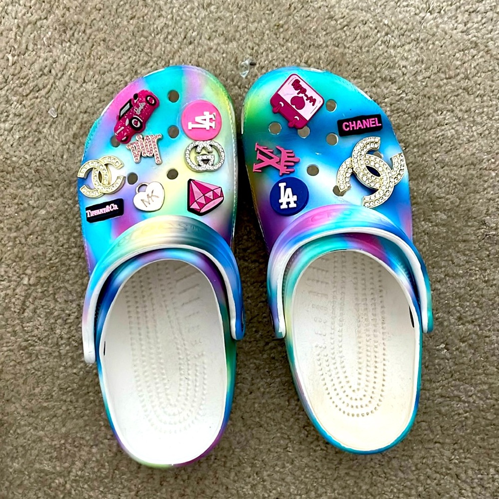 Colorful Crocs (Charms Included)